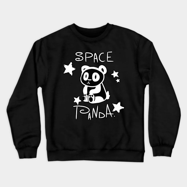 Space Panda Crewneck Sweatshirt by MarisaGotG